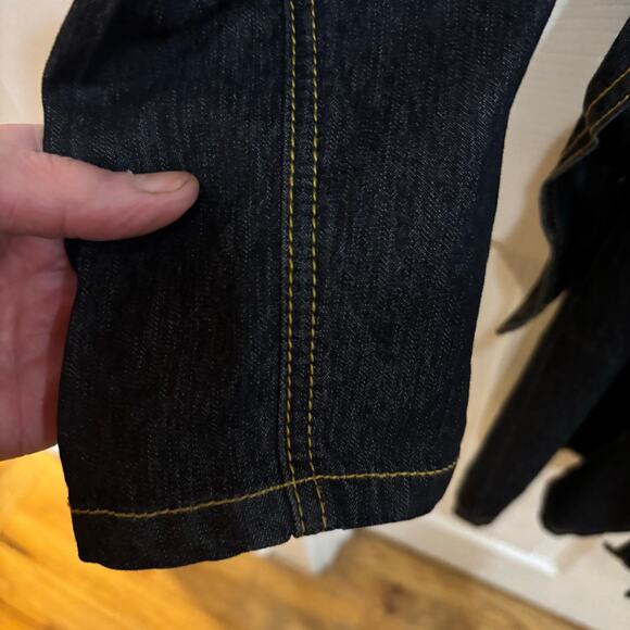 Bisou Bisou Dark Denim Dress Size Small - Picture 7 of 8